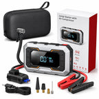 2026 Newest Portable Car Jump Starter 6000A, 153PSI Tire Inflator for 12L Petrol & Diesel Engines, With EVA Storage Case
