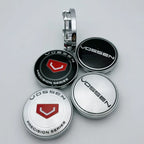 4pcs 60MM / Clips 56MM Car Wheel Center Caps VOSSEN Logo Emblem Badge Wheel Hubcaps Auto Rim Dust Cover Replace Car Accessories