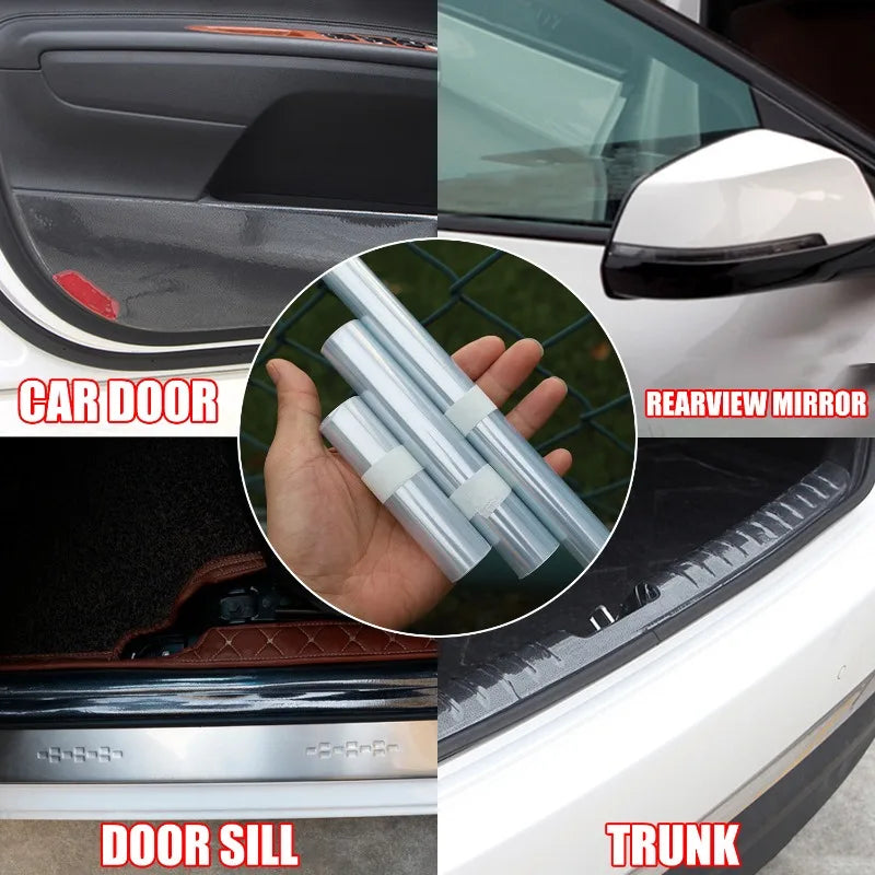 Scratch resistant Clear Paint Protection Film Car Film Waterproof Cars Bumper Sticker Car Protective Film 10/15/20cm Car Mobile World
