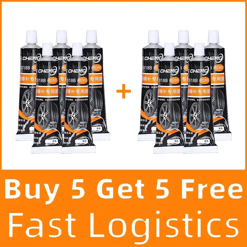Tire Repair Glue Waterproof & High Temperature Resistant Black Sealing Waterproof And High-Temperature Resistant Repair Adhesive CM World