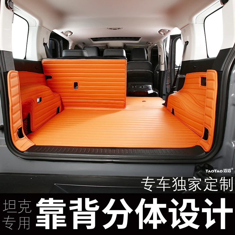 Custom Car Seat Covers Full Set Leather For Tank 300 2021 2022 2023 2024 Auto Interior Styling Protector Accesories Styling Car Mobile World
