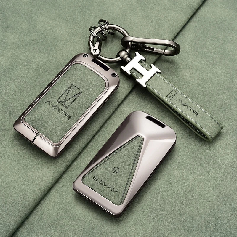 For AVATR 07 06 11 12 Zinc Alloy Key Cover Key TPU Anti-Scratch Key Case Protector Cover Premium Keychain Buckle Car Accessories