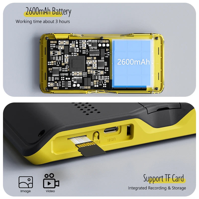  1-15m 1080P Industrial Endoscope 4.3'' IPS Screen Detachabe Design, IP67 Borescope Autofocus 8mm Lens 1920P for Inspection Car