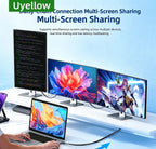 Uyellow USB 5 Cable 80Gbps 240W 16K Type C To C Fast Charging Thunderbolt 3 4 5 USB 5.0 to C Data Transfer Cable Laptop