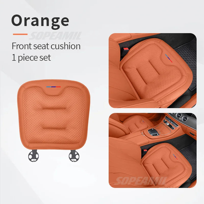 Car Seat Cushion Cover Ice Silk Seat Protector Pad For BMW M Power X3 X4 X5 X7 E36 E39 E46 E60 E65 E90 F10 F15 F20 F25 F30 G20