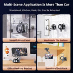 X53 Magnetic Phone Holder Rotating Folding Vacuum Suction Mag Stand For Car Navigation Gym Kitchen Streaming Bracket CM World