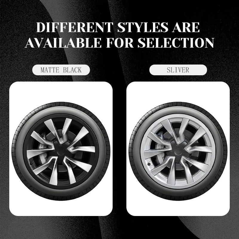 TSLLUG 4PCS 19 Inch Ring Protection Wheel Cover Design For Tesla Model 3 Highland 2024-2026 Hight Protective Rim Cover