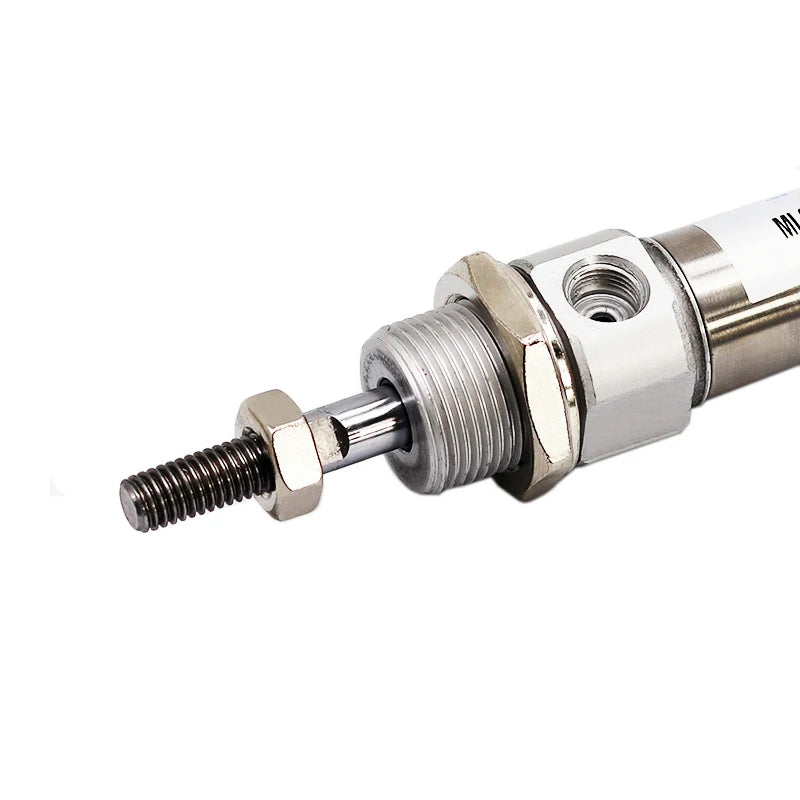 MI10/12/16/20/25-10*25X30X50X75-S-CA Small Stainless Steel mini Air Pneumatic Cylinder Double Acting
