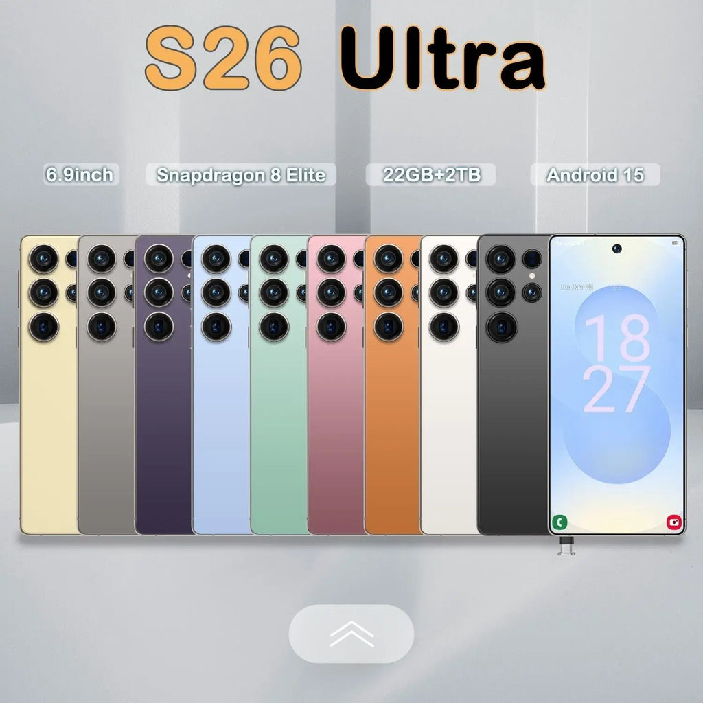 2026 Hot-Selling High-Quality Silicone Phone Case for S26 Ultra 6.9-Inch Smartphone Shockproof Protective Slim Case Car Mobile World