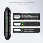 Solar Air Purifier Car Auto Negative Ion Generator USB Rechargeable Oxygen Bar Deodorization Formaldehyde Removal Air Purifier CM World