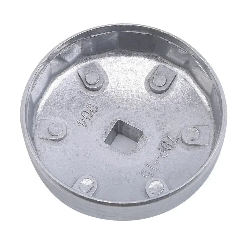 Wrench Auto Tool 1/2 Square Drive 65mm 67mm 74mm 79mm End Cap Oil Filter Wrench Auto Hand Tools Remover Tool Car Accessories Car Mobile World