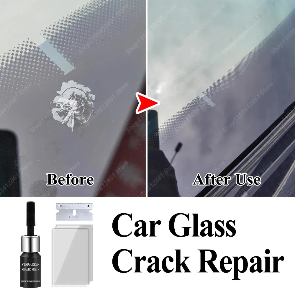 Car Glass Repair Window Cracks Gone Kit Remove Scratch Automobile Truck Motorcycles Broken Repair Windscreen Crack Recovery Set CM World