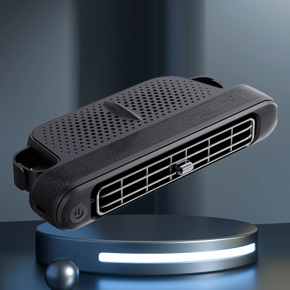 USB Car Fan for Backseat 3 Speeds Portable Car Seat Headrest Fan 5V/2A Electric Car Seat Fan for Mini Cars RVs Sedans