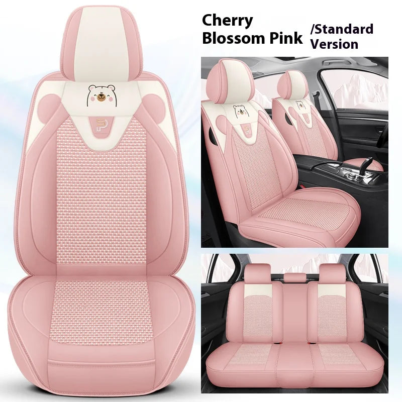 Five-seat car seat covers, cartoon series, trendy seat covers, universal seat covers, suitable for most vehicles CM World