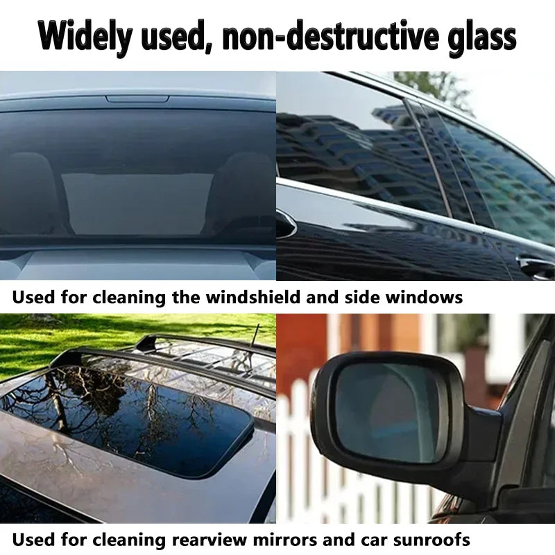 Car Glass Cleaner For Car Windshield Oil Film Cleaner Automotive Glass Sponge Cleaning Polishing Care Window Auto Detailing