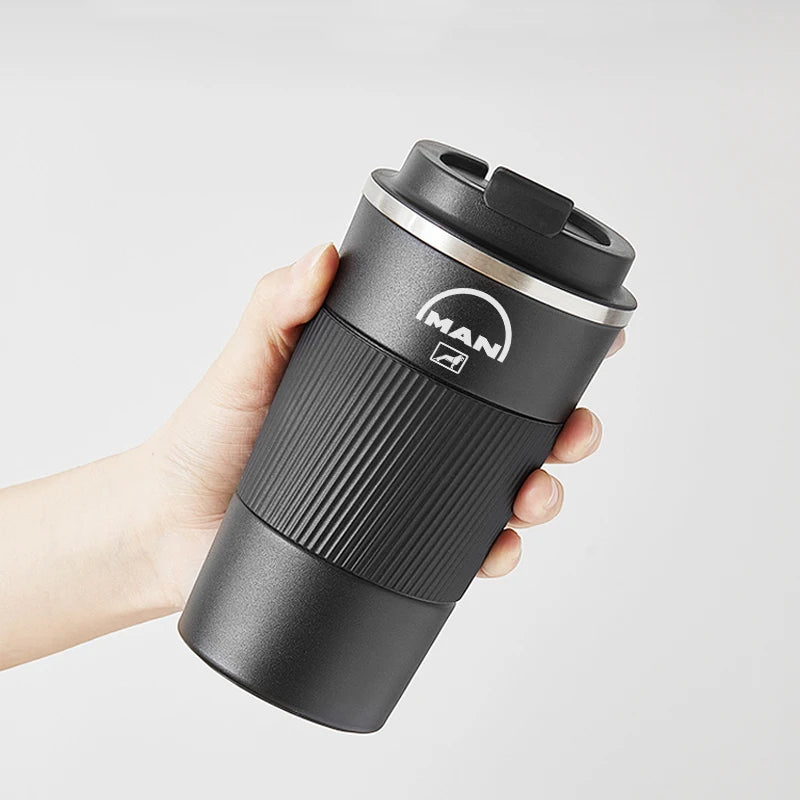 510ml stainless steel car coffee cup for MAN TGX TGM TGA TGS TGE business people thermos travel accessories CM World