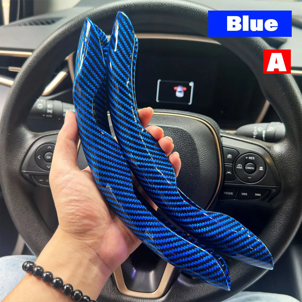 Non-Slip Car Steering Wheel Cover Carbon Fiber Booster Cover Auto Interior Accessories For BMW F10 G30 E92 G20 E46 E90 X3 X5 E53 CM World