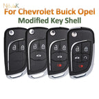 Car Remote Folding Key Shell for Buick Chevrolet Camaro Cruze Epica Lova Opel Vauxhall Insignia Astra Mokka Modified Fob Case CM World