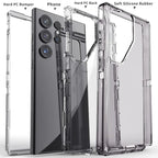 Heavy Duty 3IN1 Armor Case For Samsung Galaxy S26 S25 S24 S23 S22 Ultra Plus Military Grade PC Clear Anti-Drop Protection Cover