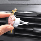 Car Fragrance Perfume Clip Diffuser Ballet Girl Car Air Freshener Auto Vent Scent Parfum Diffuser Diffuseur Voiture Car Purifier