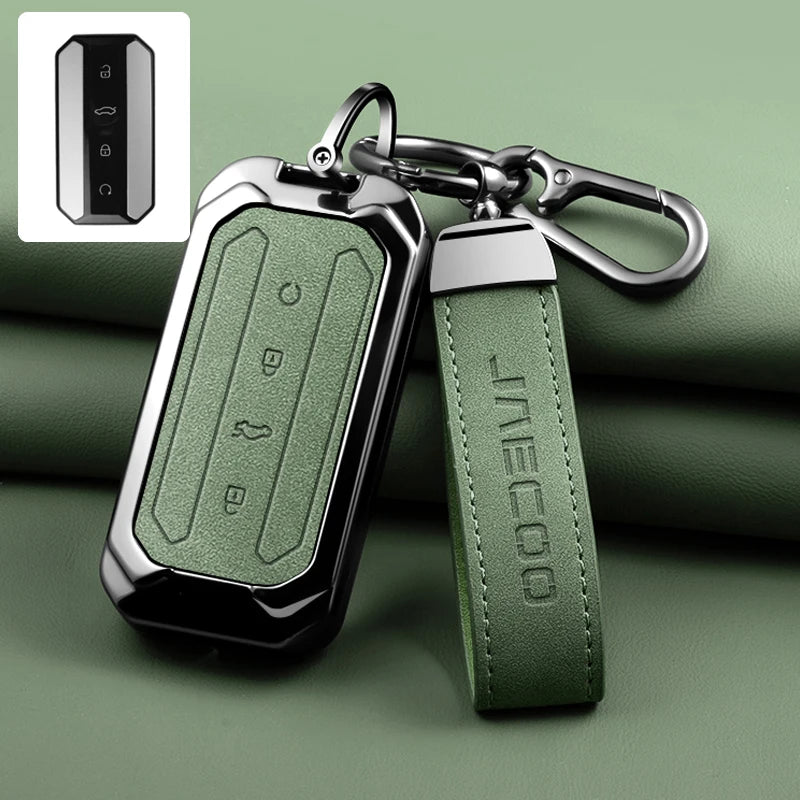For Chery Jaecoo J5 J7 5 7 2025 2026 Keychain and Keyring Car Interior Accessories Zinc Alloy Car Key Protective Cover Suitable