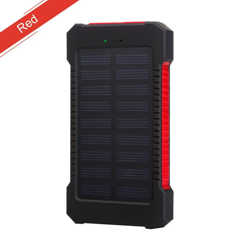 500000mAh Outdoor Solar Power Bank Super Fast Charging Portable External Battery for iPhone Samsung Huawei