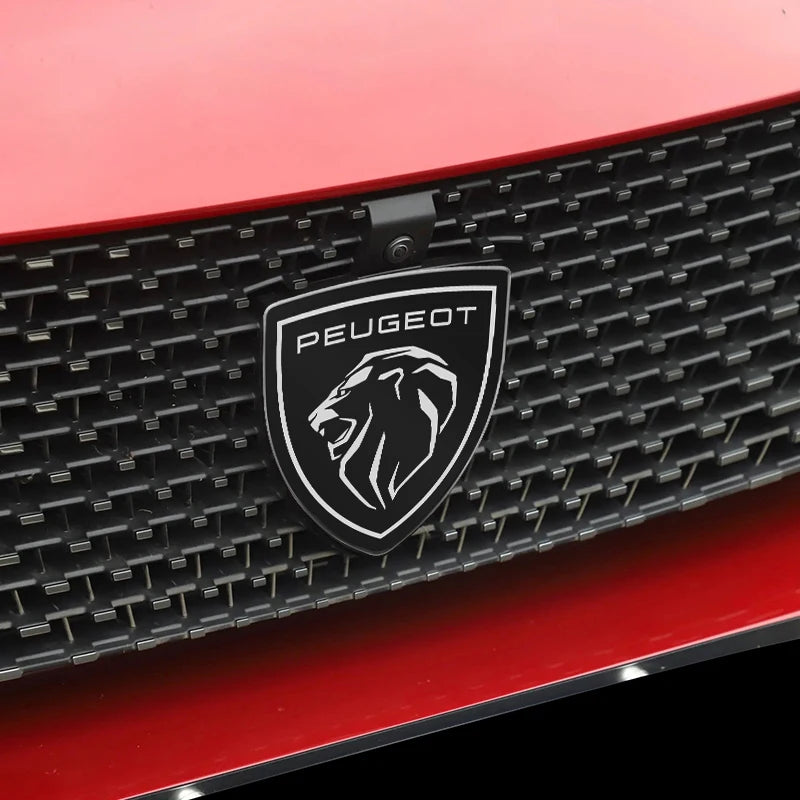 metal Car Front Hood Cover Sticker Rear Tail Emblem Decal for Peugeot 307 206 308 207 406 407 408 508 3008