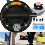 1-2Pcs 8 Inch Vacuum Suction Cup Glass Sucker Loading 200kg Heavy Duty Vacuum Lifter Industry Spreader to Tile Windshield Window CM World
