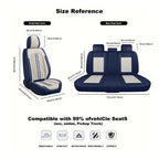 Universal fitting waterproof breathable soft Napa leather car seat cover set for cushion protection. Suitable for sedan and SUV Car Mobile World