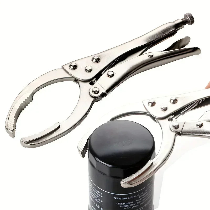 1pcs Clamp Filter Wrench Oil Grid Wrench Oil Change Adjustable Multi-Function Engine Oil Filter Wrench Car Disassembly Tool Car Mobile World