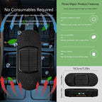 Solar USB Car Air Purifier Car Air Purifier Negative Oxygen Ions Fresher Portable For Car CM World