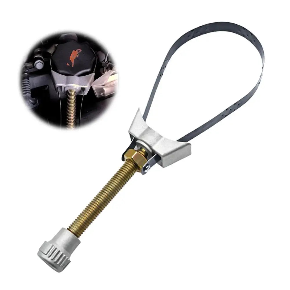Car Oil Filter Removal Tool Adjustable 60mm to120mm Diameter Adjustable  Hand Tools Steel Strap Wrench