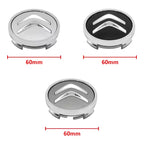 4pcs 60mm Auto Car Wheel Center Hub Caps Rim Caps Covers Emblem For Citroen C5 X AIRCROSS C3 C4 C2 Berlingo Jumper Dispatch Ami