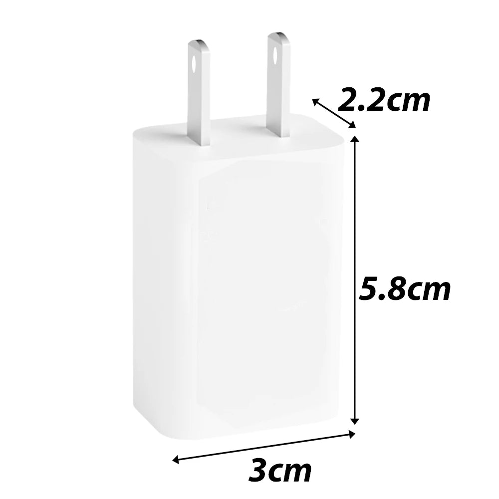 USB Wall Charger USB-A 5V 1A AC Power Adapter US Plug for iPhone 16 Samsung Xiaomi Console Camera Travel Charging Phone Adapters