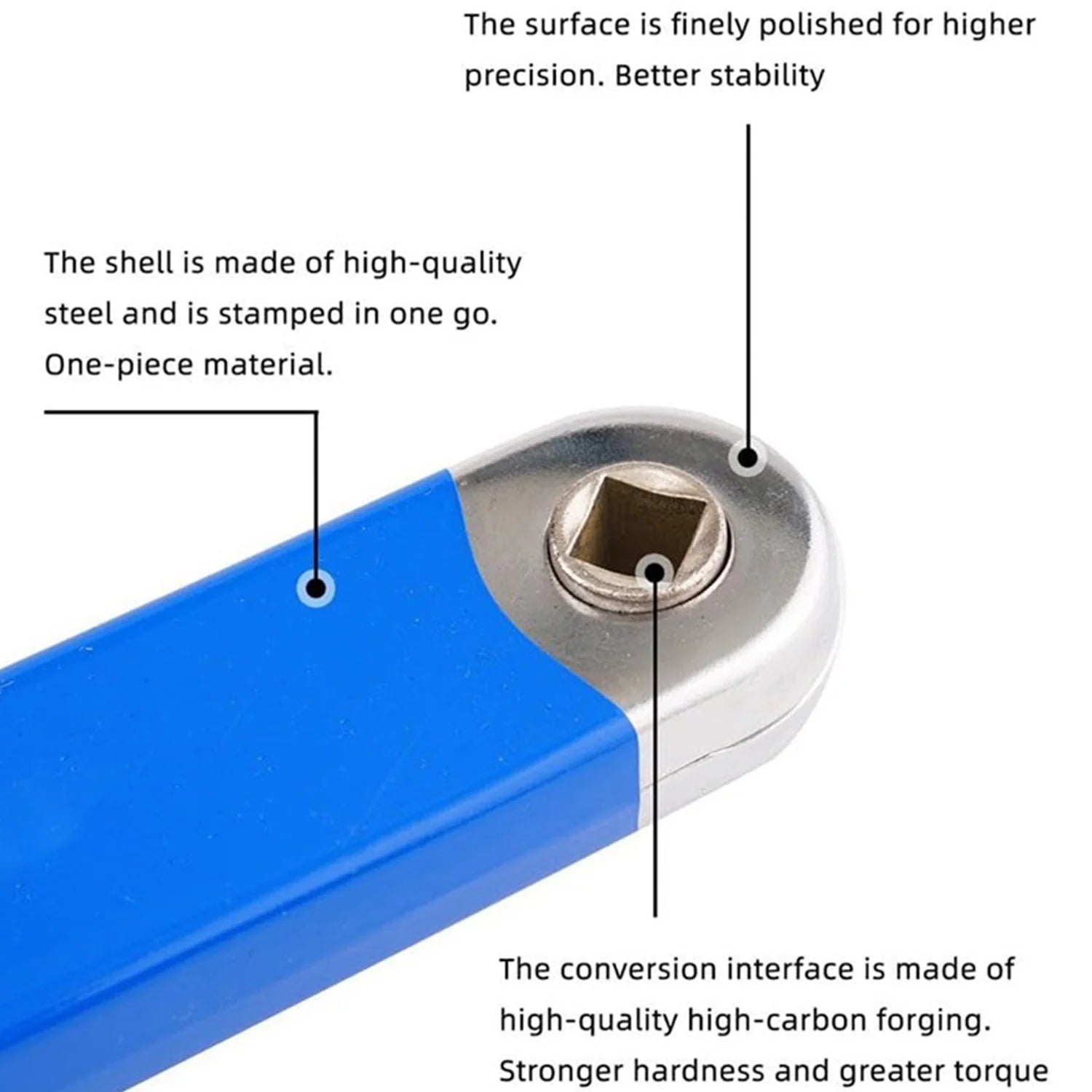 Ratchet Torque Extension Wrench Tight Spaces Extension Tool with 1/2" 1/4" and 3/8" Drive Adapters Universal Dynamics Hand Tools CM World