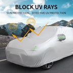 Outdoor Full Car Cover For Hyundai Tucson with Reflective Strips Waterproof Snowproof Dustproof UV Protection Auto Accessories Car Mobile World