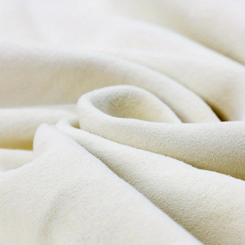 Chamois Cloth For Car Drying Towel Shape Real Leather Washing Cloth Cleaning Towel Car Wipes, Cleaning Cloth For Glasses (Lens)