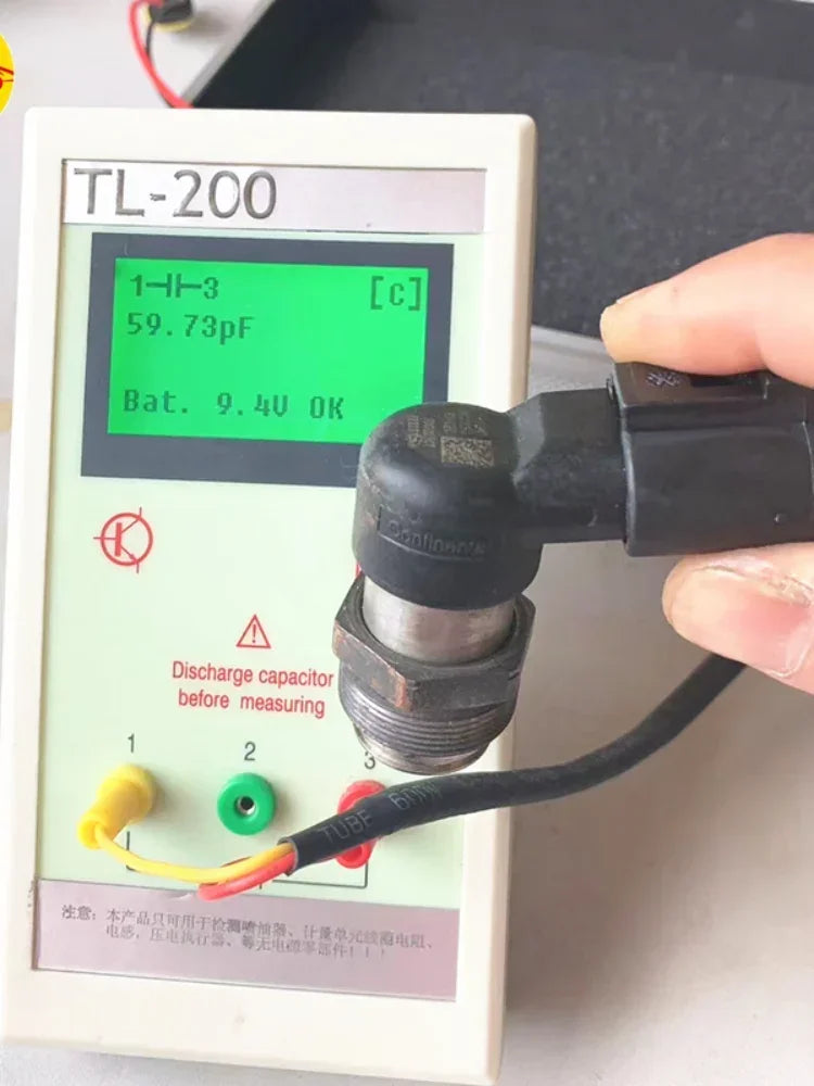 TL-200 CRIN Diesel Common Rail Injector Piezo TR LCR ESR Resistance Capacitance Inductance Tester CM World