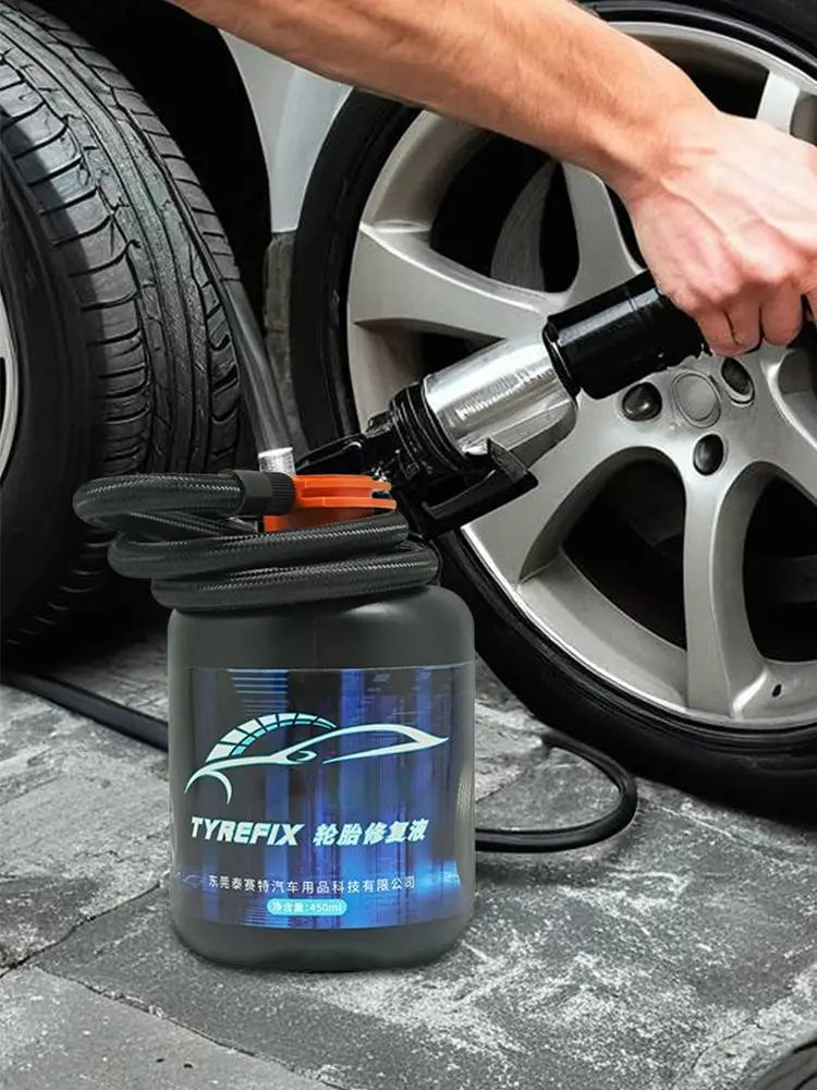 450ml Car Tire Repair Fluid Puncture Repair Sealant Automatic Tire Repair Fluid Grade Tire Repair Sealant Quick Inflator Tools