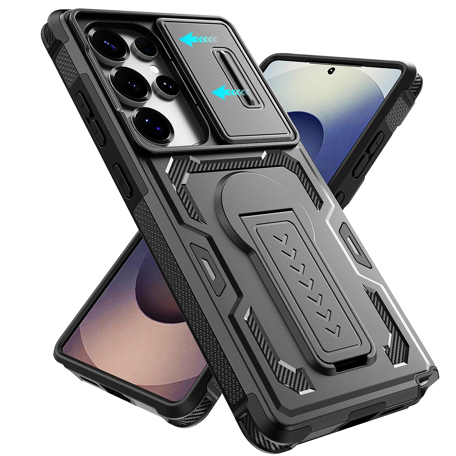 Stand Function Rugged Cover Case for Samsung Galaxy S26 Ultra A57 5G S25 S24 S 26 A16 A56 A36 A17 A37 A26 Cell Phone Cases Car Mobile World