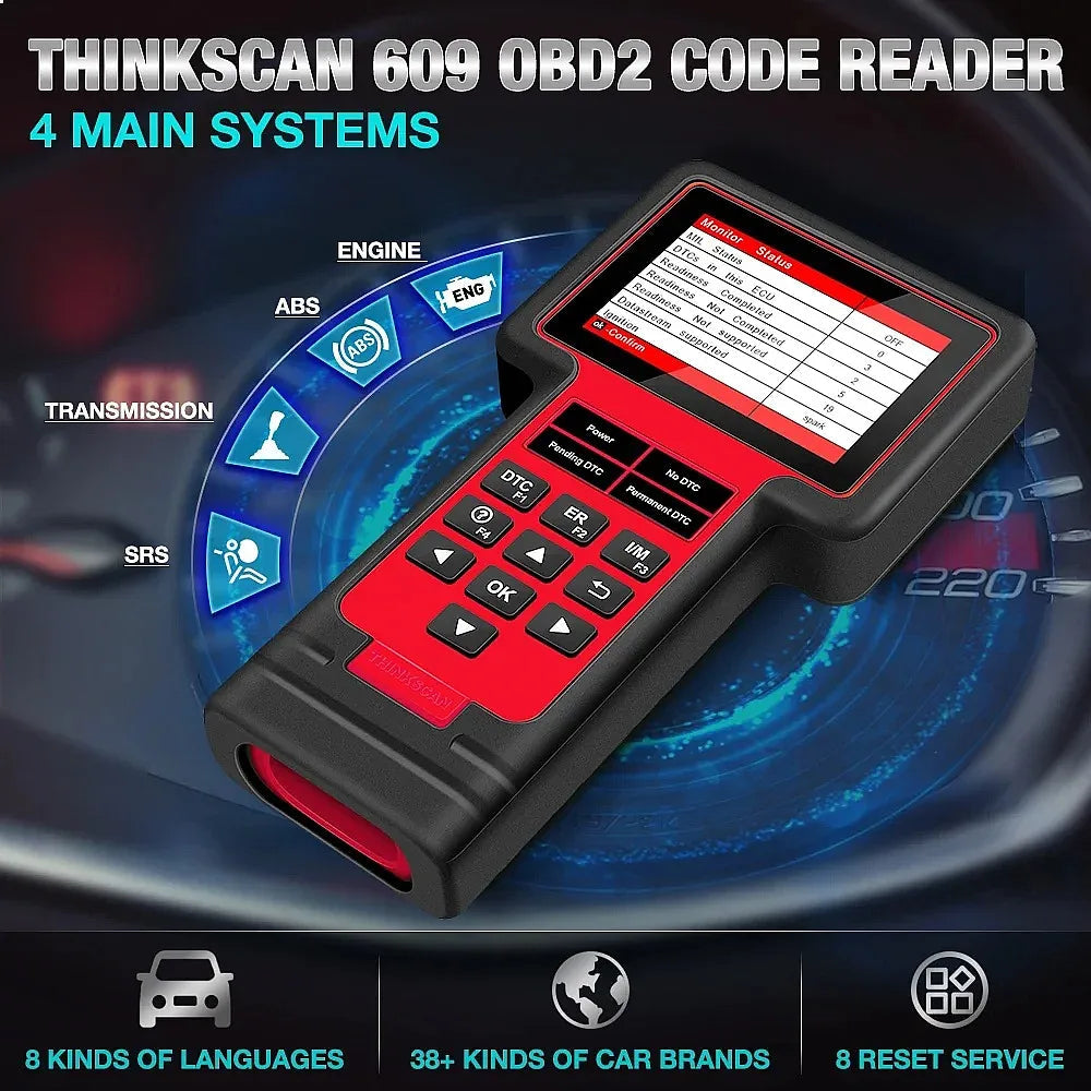 New Product THINKCAR Thinkscan 609 Easydiag Cabl Mini OBD OBD2 Code Reader Auto Car Scanner Jaltest Diagnostic Tool Car Mobile World
