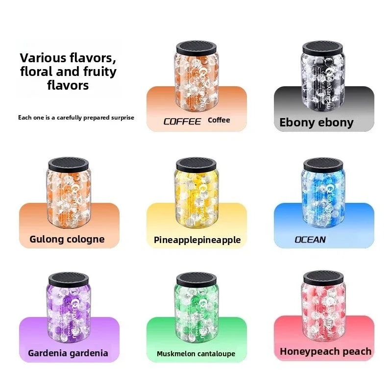 230g Solid Car Perfume Air Freshener Durable Deodorant Gel for Bedroom Living Room Bathroom Shoe Cabinet General Fragrance
