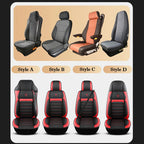 Large Lorry Bus Truck Leather Seat Cover Heavy-duty Cushion for SITRAK SCANIA Volvo Benz Renault DAF IVECO ISUZU TATRA Peterbilt CM World