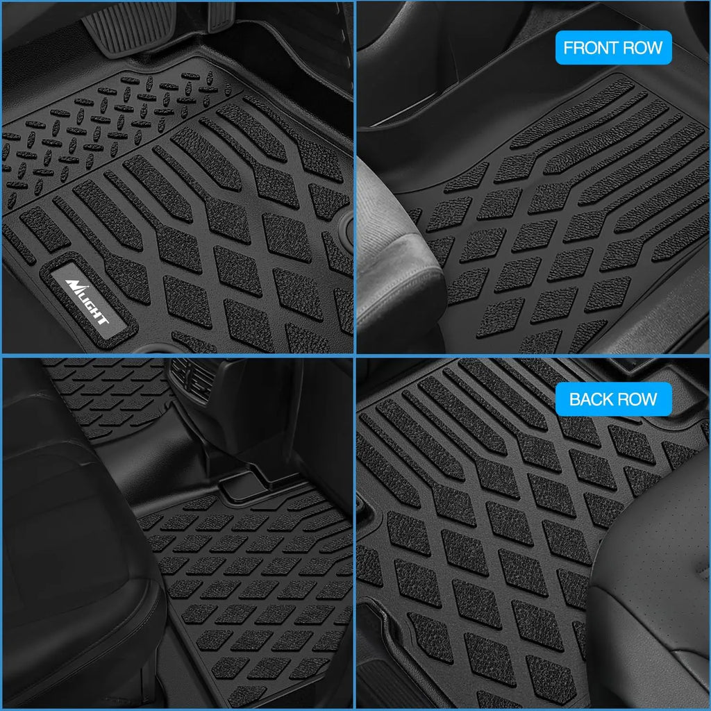Nilight TPE Custom Fit TPE Floor Mats for Chevy Equinox 2025 Equinox EV 2024-2025 Malibu 2016-2025 Cruze 2016-2020 Blazer 2019-2023 Colorado Crew Cab 2015-2022 Trax 2024-2025 All Weather Waterproof