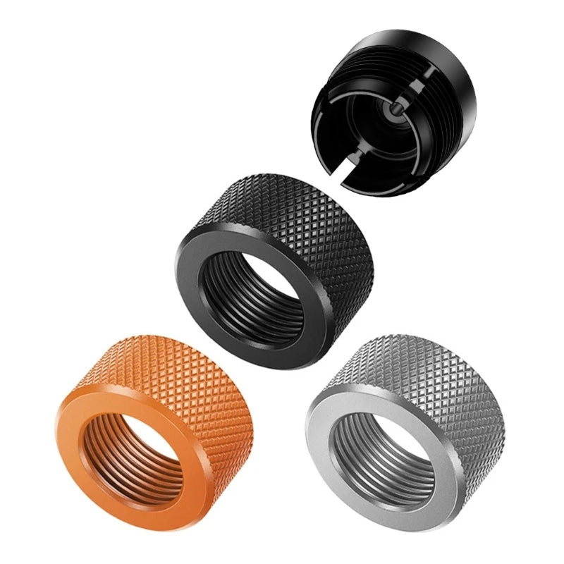 Aluminum mixture 17mm Threaded Nut And ABS Thread Base For Rotating Vehicle Phone Mounts Holder And Charging Stands