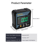 Woodworking Tools 4-sided Magnetic Dual Laser Inclinometer Digital Angle Measuring Instrument with Tilt Measurement Laser Level CM World