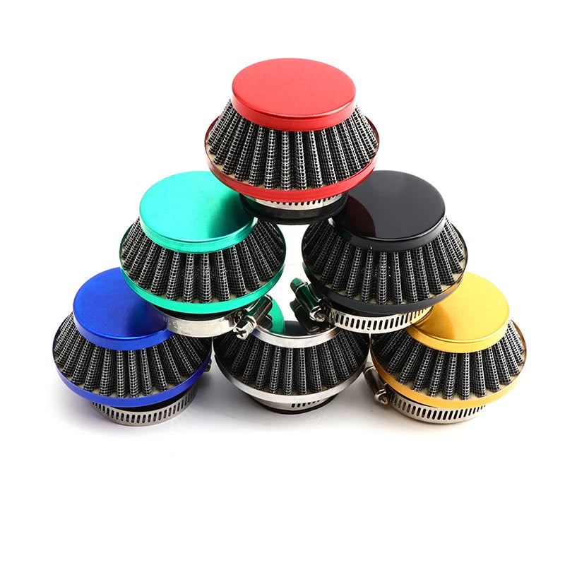 Universal 35mm 38mm 42mm 44mm Air Filter Clearner For Gas Motorized Bicycle Push Mini Moto Pocket Bike ATV Quad Motorcycle Parts CM World
