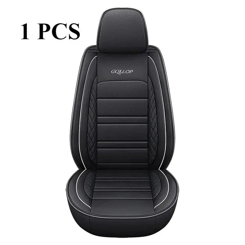 Full Coverage Pu Leather Car Seat Covers for PEUGEOT 206 307SW 308 407 408 508sw 208 2008 3008 4008 5008 Car Accessories CM World