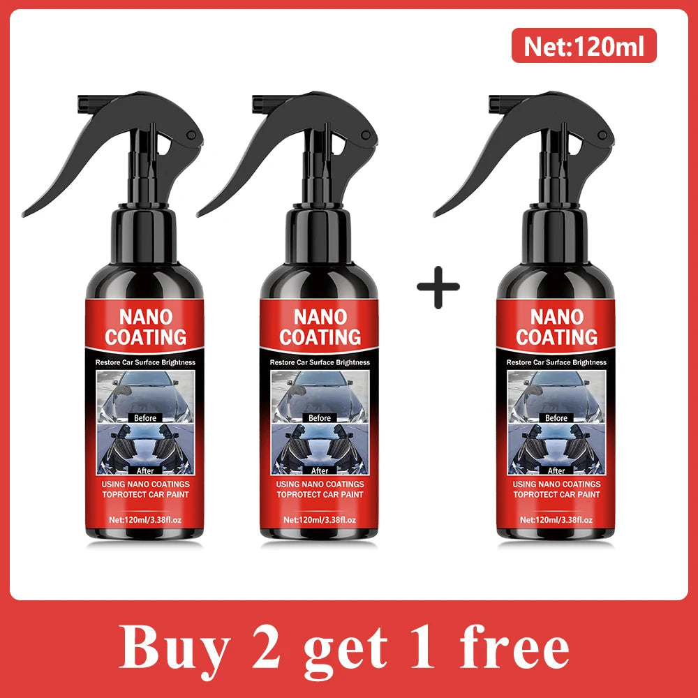 Graphene Nano Ceramic Car Coating Kit - Universal Professional Car Beauty, High Gloss Car Paint Protection, Long-Lasting Gloss CM World