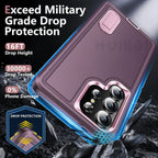 Case For Samsung Galaxy S26 Ultra S25 Edge S24 S23 A16 A56 Body 3 in 1 Shockproof Heavy Duty Anti-Scratch Rugged Kickstand Cover